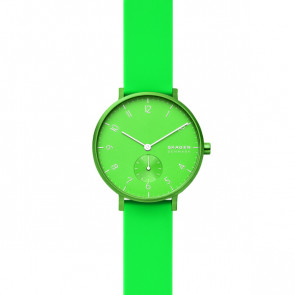 Horlogeband Skagen SKW2819	 Silicoon Groen 16mm
