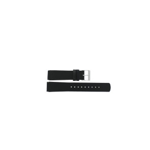 Horlogeband Skagen SKW2836 Leder Zwart 16mm