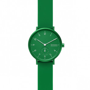 Horlogeband Skagen SKW2804 Silicoon Groen 16mm