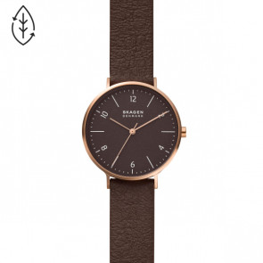Horlogeband Skagen SKW2971 Leder Bruin 16mm
