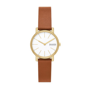 Horlogeband Skagen SKW3121 Leder Cognac 14mm