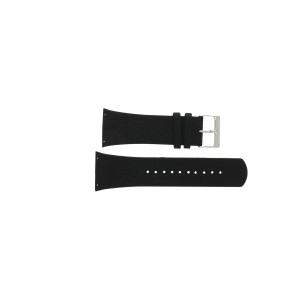 Horlogeband Skagen SKW6070 / HAVENE Leder Zwart 30mm