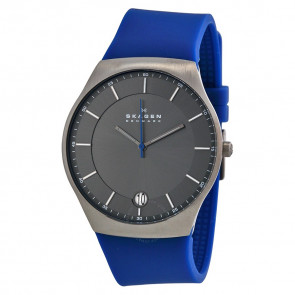 Horlogeband Skagen SKW6072 Kunststof/Plastic Blauw