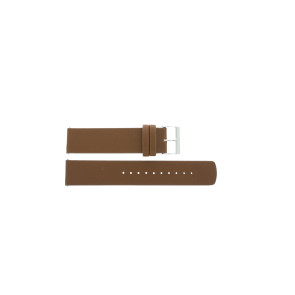 Horlogeband Skagen SKW6355 Glad leder Cognac 20mm