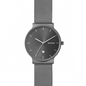 Horlogeband Skagen SKW6432 Mesh/Milanees Antracietgrijs 20mm