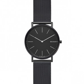 Horlogeband Skagen SKW6484 Mesh/Milanees Zwart 20mm