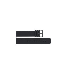 Horlogeband Skagen SKW6544	 Silicoon Zwart 20mm