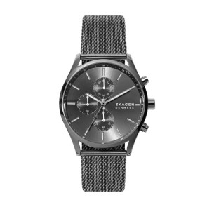 Horlogeband Skagen SKW6608 Mesh/Milanees Antracietgrijs 22mm
