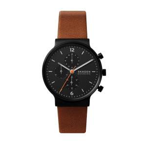 Horlogeband Skagen SKW6767 Leder Cognac 20mm