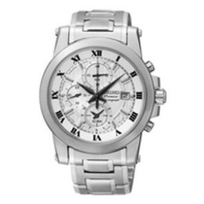 Horlogeband Seiko 7T62-0LE0 Staal 21mm