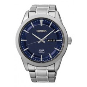 Horlogeband Seiko SNE361P1 / V158-0AS0 / M0JA331J0-L Staal 22mm