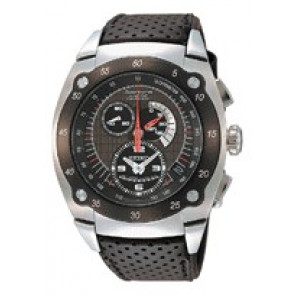 Horlogeband Seiko SNL043P2-7L22-0AS0 Leder Zwart