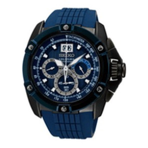Horlogeband Seiko SPC075P1.7T04-0AD0 Rubber Blauw 26mm