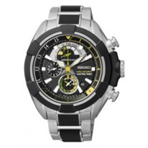 Horlogeband Seiko 7T84-0AE0 / SPC147P1 Staal 22mm