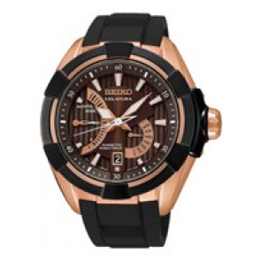 Horlogeband Seiko SRH020P1 Rubber Zwart 26mm