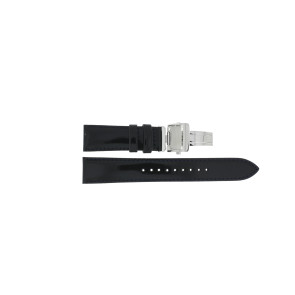 Horlogeband Seiko SRPB43J1 / 4R35-01T0 / L0HE011J0 Leder Zwart 20mm