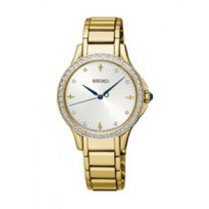 Horlogeband Seiko SRZ488P1 / 7N01-0HR0 / M0VA312K0 Staal Doublé 13mm