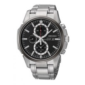 Horlogeband Seiko V172-0AF0 / SSC087P1 / M0CC311J0 Staal 10mm