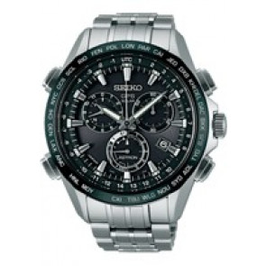 Horlogeband Seiko SSE003J1 / 8X82 0AB0 / M0VR111H0 Titanium 22mm