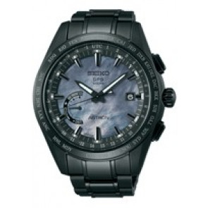 Horlogeband Seiko SSE091J1 (M0XE117WO) Staal Zwart