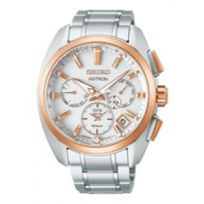 Horlogeband Seiko 5X53-0AV0.SSH104J1 Staal 21mm