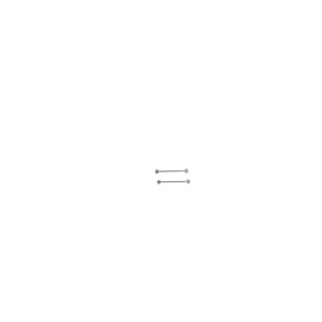 Universeel Bandbevestigingspennen (bol) T-BAR-SCBL20 - 20mm - ∅ 1.4mm - 2 stuks