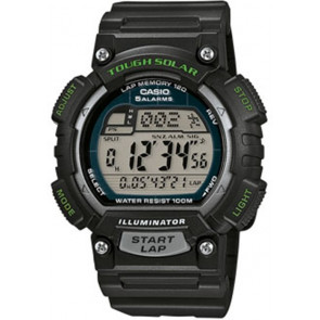Casio horlogeband 10462707 Kunststof Zwart 18mm 