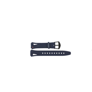Casio horlogeband 10093326 Kunststof Blauw 14mm