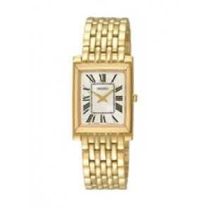 Horlogeband Seiko 1N00-0RV0 / SUJG22P1 Staal Doublé