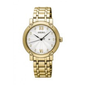 Seiko horlogeband SXDG80P1 / 7N82 0JM0 Staal Goud 14mm