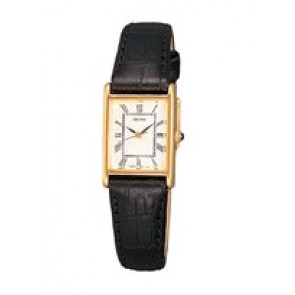 Horlogeband Seiko SXGC62P9-1N01-5G40 Leder Zwart 14mm