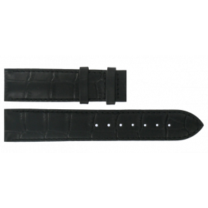 Horlogeband Tissot T0064071603300B XL/ T610014582 Croco leder Zwart 19mm