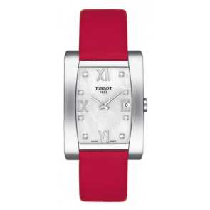 Horlogeband Tissot T0073091611601 / T603026533 Kunststof/Plastic Rood 15mm