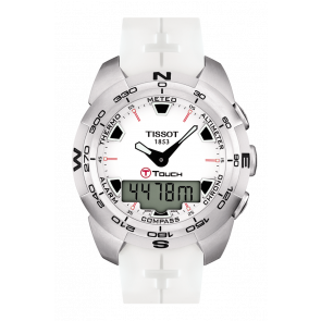 Horlogeband Tissot T0134201701100A / T610027566 Rubber Wit 21mm