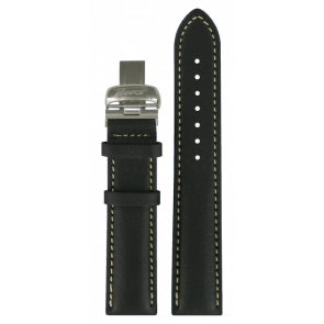 Horlogeband Tissot T0144101605700 (T600025440) Leder Zwart 19mm
