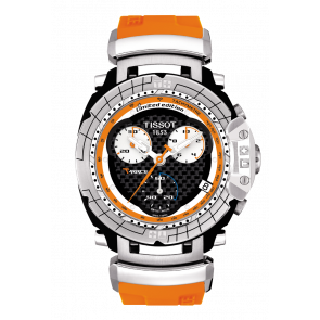 Horlogeband Tissot T027.417.17.201.00 / T603026858 Rubber Oranje 21mm