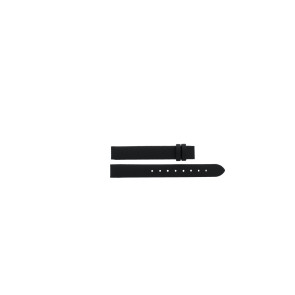 Horlogeband Tissot T03112580 / T610014602 Leder Zwart 12mm