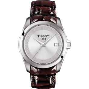 Horlogeband Tissot T0352101603103A / T610042656 Leder Bruin 18mm