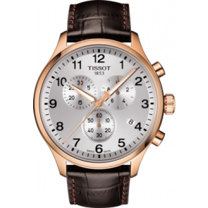 Horlogeband Tissot T1166173603700 / T600043874 XL Leder Bruin 22mm