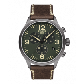 Horlogeband Tissot T1166173609700 / T600043872 XXL Leder Bruin 22mm