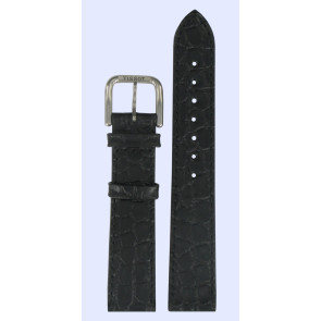 Horlogeband Tissot T600.1401816 / T600013056 Leder Zwart 18mm