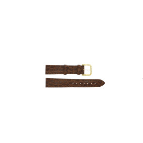 Tissot horlogeband 970-122 T870 - T600013060 Croco leder Bruin 18mm