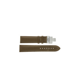 Horlogeband Tissot QUADRATO GENT / T600021061 / T0055101626700A Leder Bruin 20mm