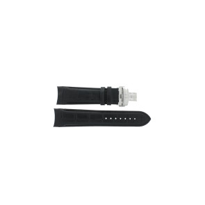Tissot horlogeband T035.439.A - T600028581 / T035.617.A Croco leder Zwart 23mm