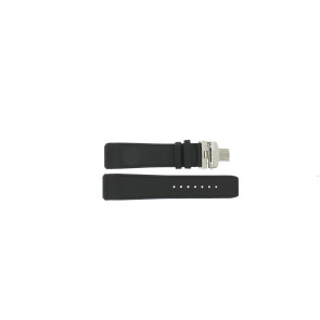 Horlogeband Tissot T091420A T-Touch Expert Solar / T610034733 / T600035305 Leder Zwart 22mm
