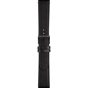 Horlogeband Tissot T600040545 Leder Zwart 21mm