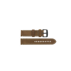 Horlogeband Tissot T1166173605700 / T600043493 Leder Bruin 22mm