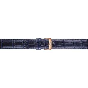 Horlogeband Tissot T1094103604100A Leder Blauw 19mm
