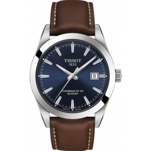 Horlogeband Tissot T1274071604100 / T610044598 Leder Bruin 21mm