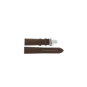 Horlogeband Tissot T1274071604100 / T600044597 Leder Bruin 21mm